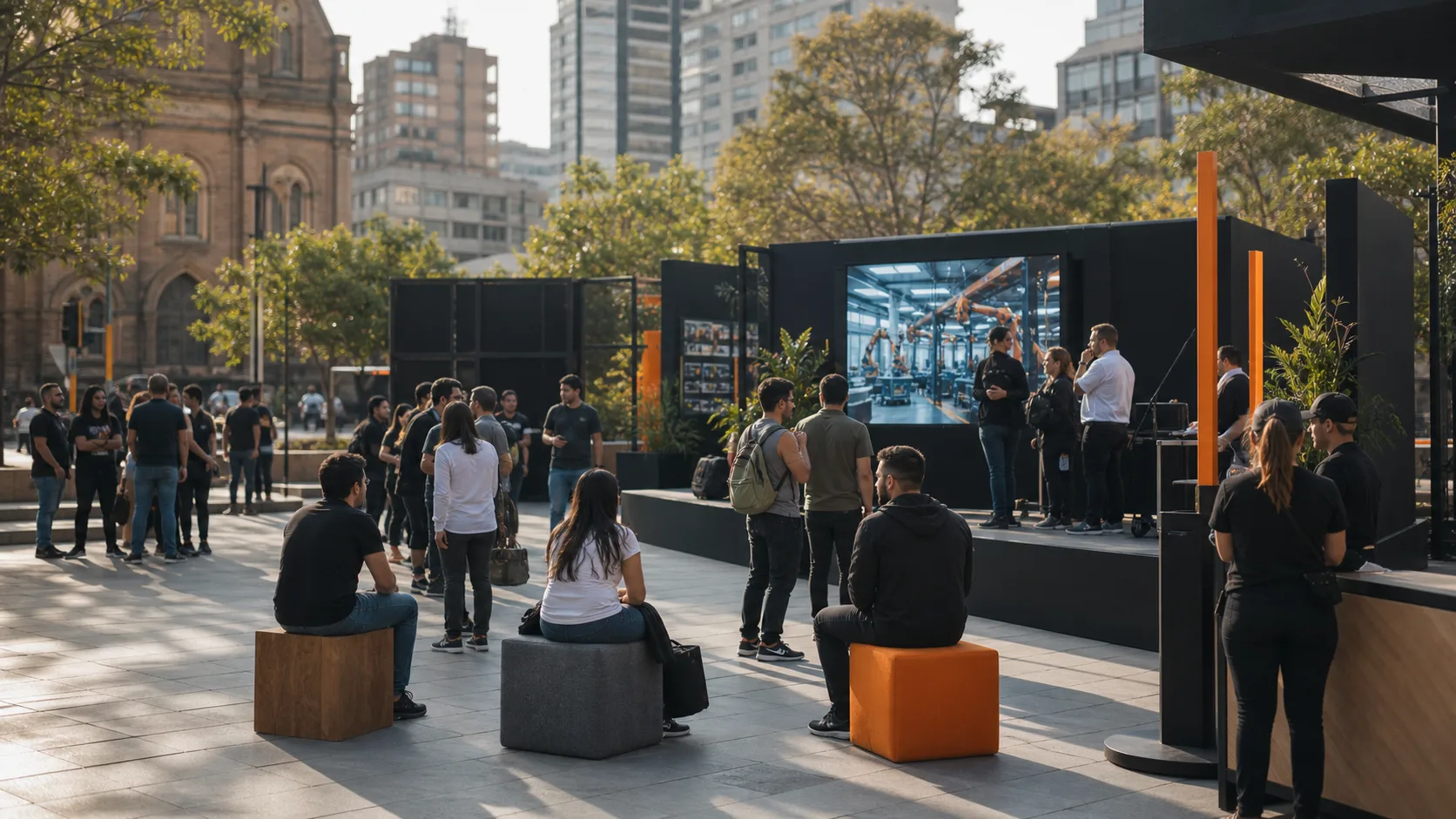 Escena de la solución de Global Training Group