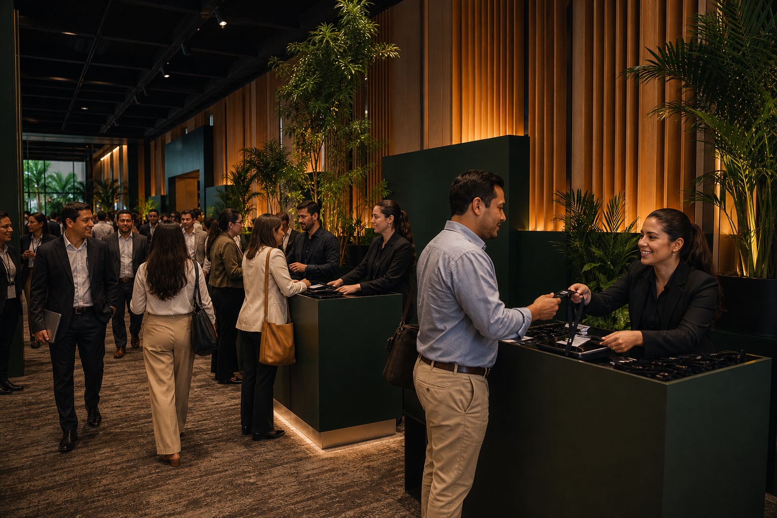 Registro y bienvenida de participantes del Encuentro Horizonte