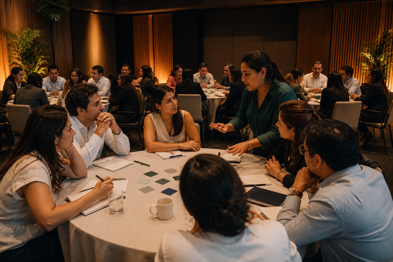 Taller colaborativo de liderazgo durante el Encuentro Horizonte