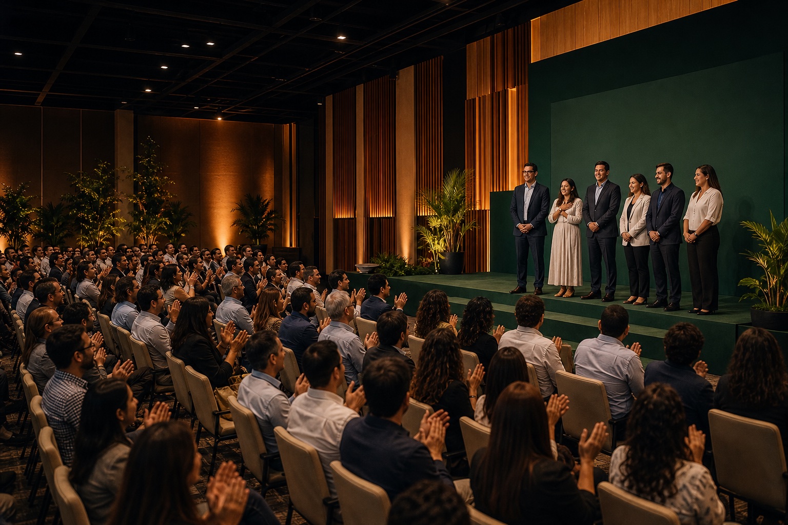 Cierre colectivo y aplauso final del Encuentro Horizonte